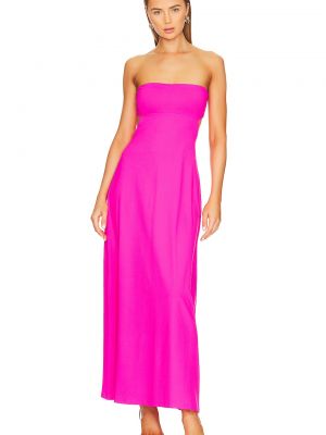 Платье с вырезом на спине Susana Monaco розовое