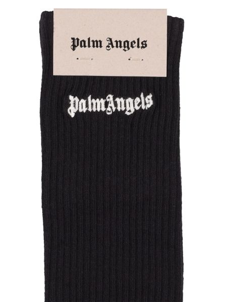 Calcetines de algodón Palm Angels negro