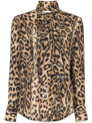 Camisa leopardo Victoria Beckham