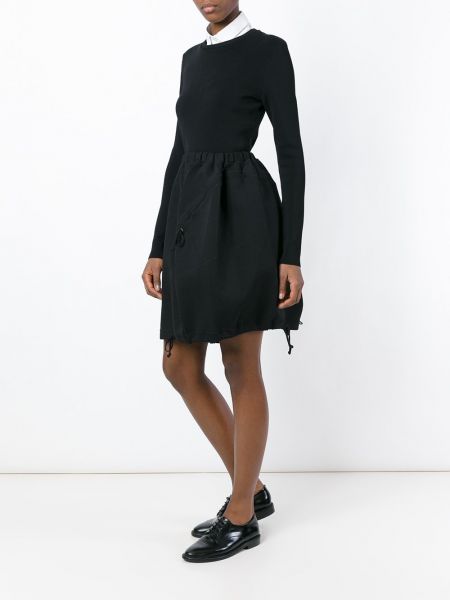 Falda con cordones Comme Des Garçons Pre-owned negro