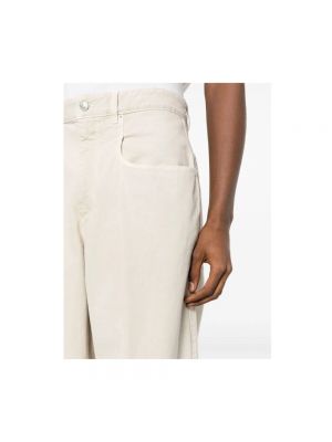 Pantalones de algodón Isabel Marant beige
