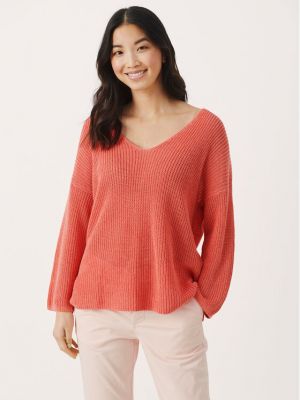 Laza szabású pulóver Part Two rózsaszín