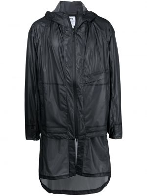 Kapucnis dzseki nyomtatás Y-3 fekete