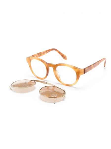 Sluneční brýle Giorgio Armani hnědé