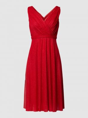 Sukienka koktajlowa Troyden Collection czerwona