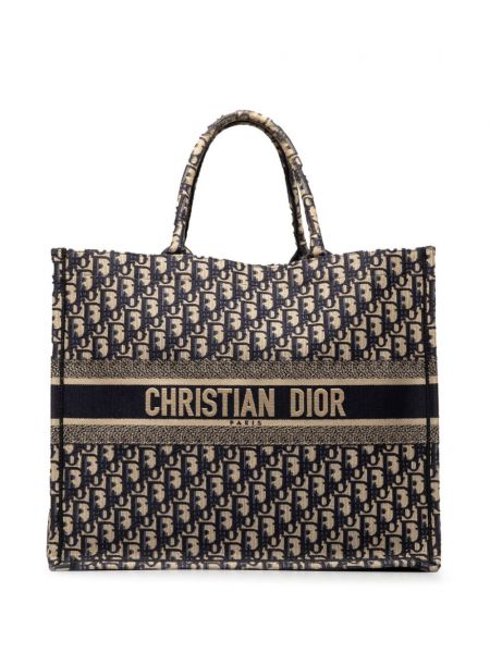 Shopper kabelka Christian Dior Pre-owned modrá