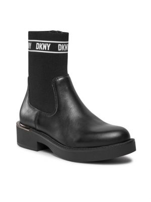 Členkové topánky Dkny čierna