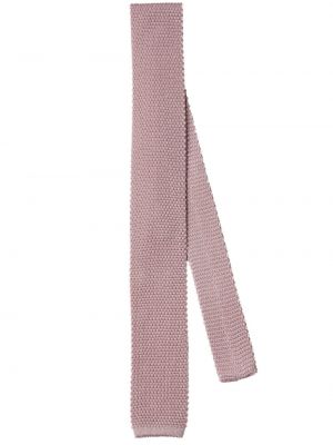 Šilkinis kaklaraištis Brunello Cucinelli rožinė