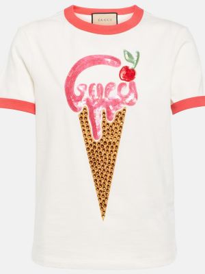 Bavlněné tričko Gucci