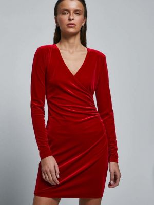 Sukienka mini dopasowana Medicine czerwona