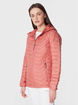 Pernata jakna Columbia ružičasta
