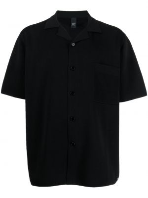 Košile s knoflíky s kapsami Alpha Tauri černá