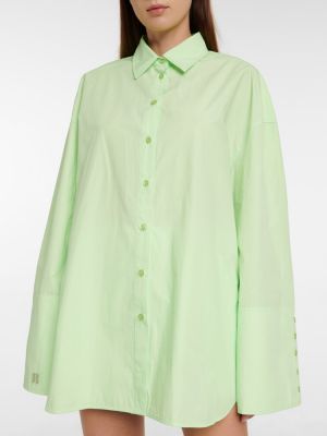 Bavlněná košile Rotate Birger Christensen zelená