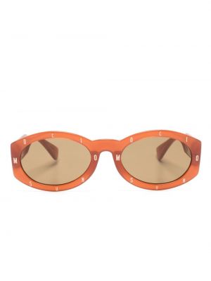 Okulary przeciwsłoneczne Moschino Eyewear pomarańczowe
