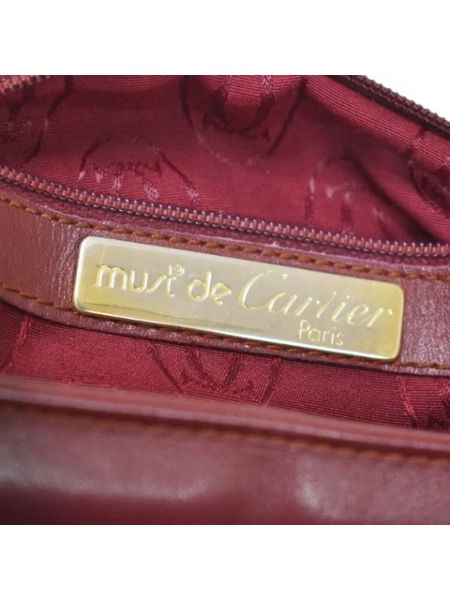 Bolso cruzado de cuero Cartier Vintage