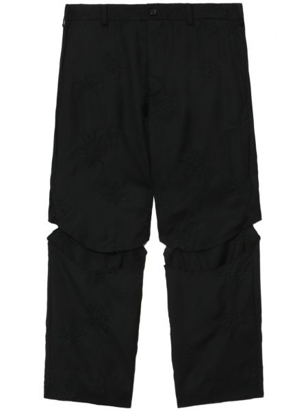 Pantaloni de lână Black Comme Des Garçons negru