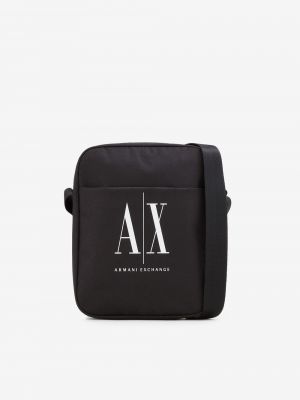 Сумка через плечо Icon из ткани с логотипом Armani Exchange черный