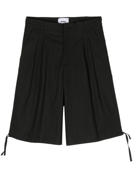 Shorts mit plisseefalten Bonsai schwarz