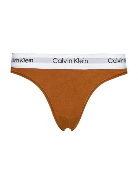 Stringi Calvin Klein brązowe