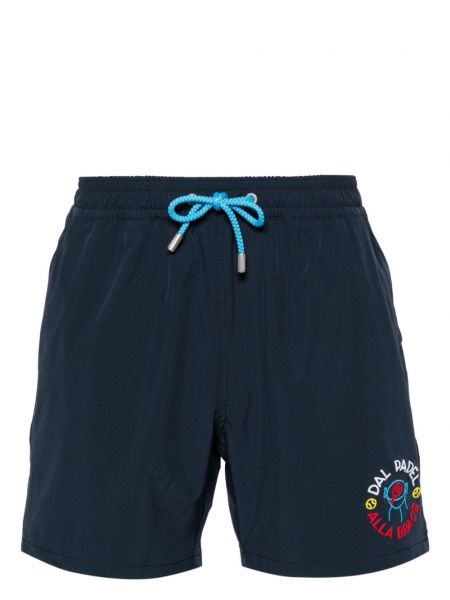 Pantaloni scurți Mc2 Saint Barth albastru