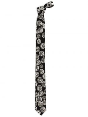 Seiden krawatte mit print Dolce & Gabbana
