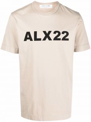 T-shirt mit print 1017 Alyx 9sm beige