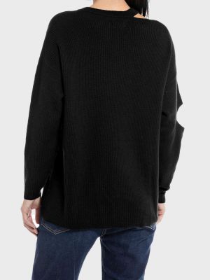 Пуловер Replay чорний