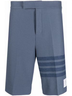 Pantaloncini a righe Thom Browne blu