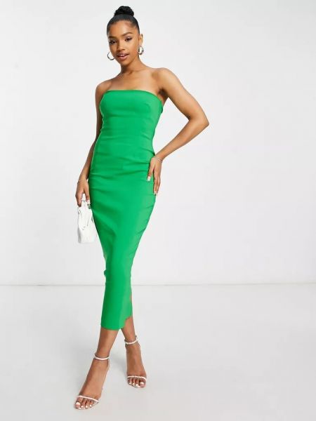 Платье миди Vesper зеленое