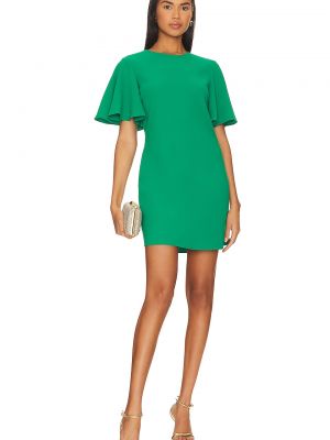 Платье мини Amanda Uprichard зеленое