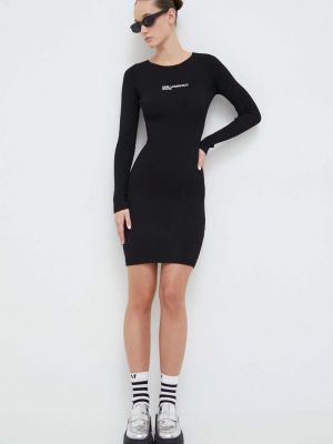 Sukienka mini bawełniana Karl Lagerfeld Jeans czarna
