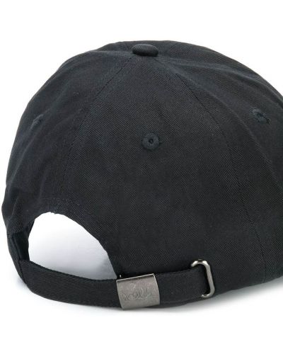 Haftowana czapka z daszkiem Haculla czarna