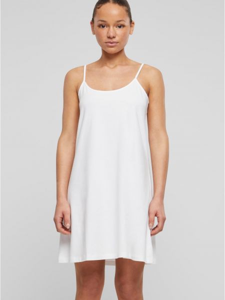 Φόρεμα με τιράντες από ζέρσεϋ Uc Ladies λευκό