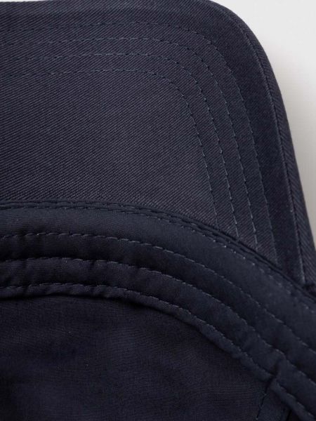 Bavlněná kšiltovka s aplikacemi Hugo černá