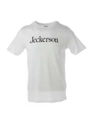 Biała koszulka z nadrukiem Jeckerson