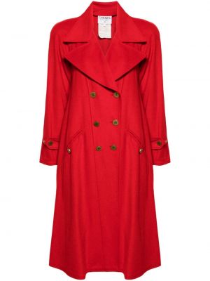 Czerwony płaszcz Chanel Pre-owned