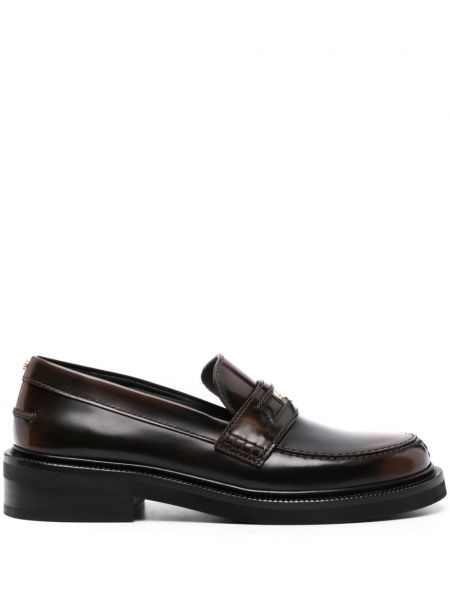 Læder loafers Maje brun