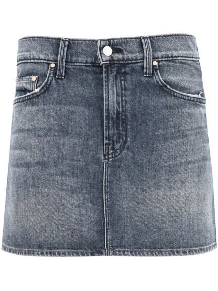 Spódnica jeansowa Mother szara