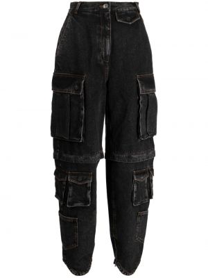 Jeans baggy Pushbutton nero