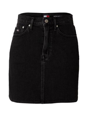 Džínsová sukňa Tommy Jeans čierna