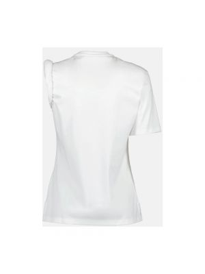 Koszulka z nadrukiem asymetryczna Versace biała
