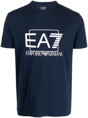 T-shirt Ea7 Emporio Armani blå