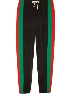 Pantalones de chándal impermeables Gucci negro