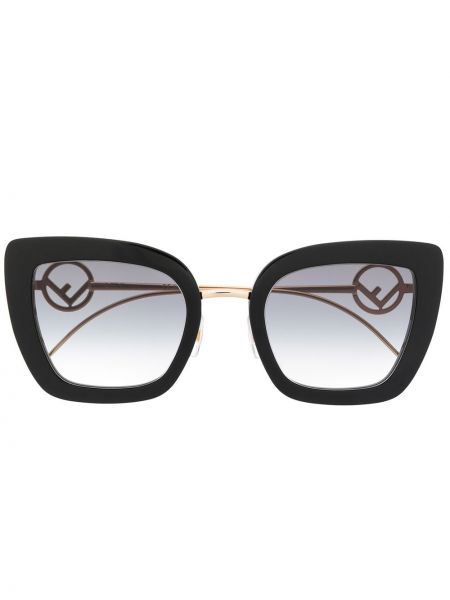 Oversized napszemüveg Fendi Eyewear fekete