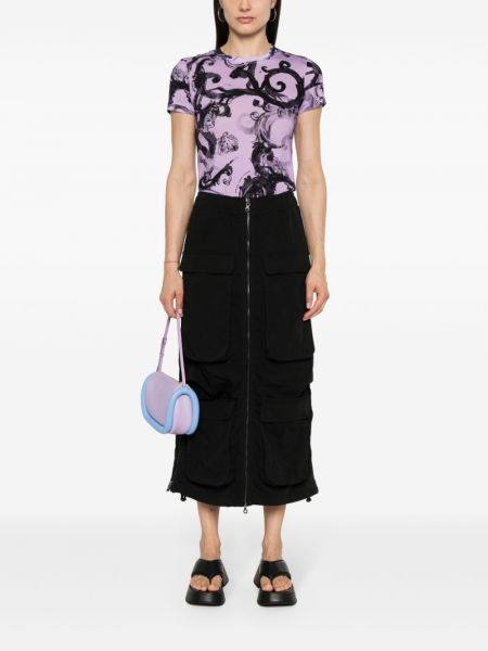 T-shirt aus baumwoll mit print Versace Jeans Couture
