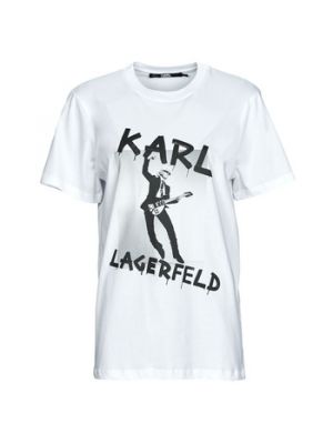 T-shirt oversize Karl Lagerfeld bianco