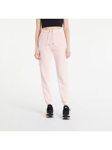 Флісові штани карго Nike рожеві