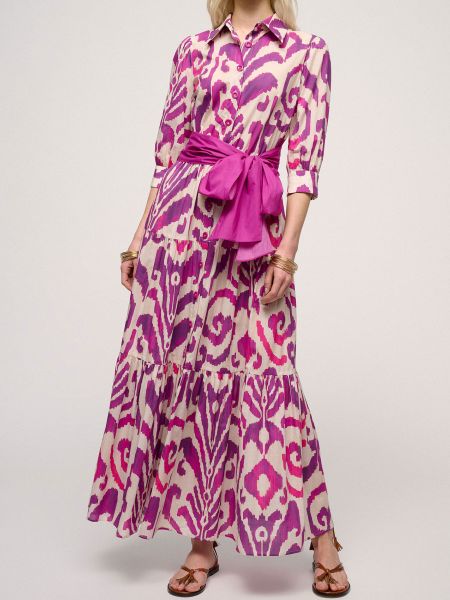 Платье-рубашка Luisa Spagnoli розовое