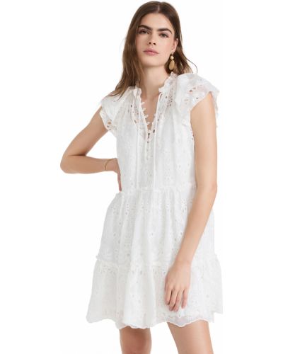 Платье с вышивкой Generation Love, белое