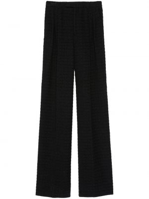 Pantaloni din tweed Gucci negru